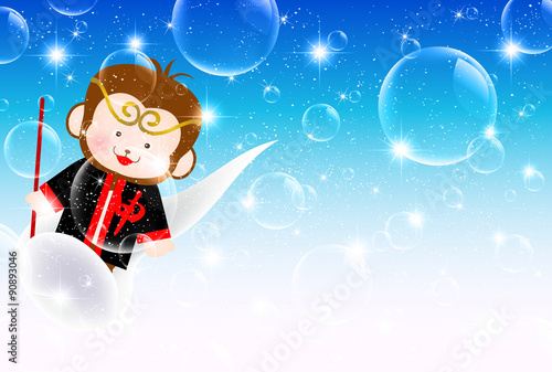 申 孫悟空 年賀状 Buy This Stock Vector And Explore Similar Vectors At Adobe Stock Adobe Stock