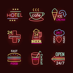 Sticker - Neon Signs Set