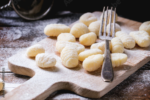 Gnocchi de pommes de terre cuites Poster Mural XXL