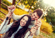 © Syda Productions - smiling couple hugging in autumn park