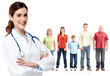 © grinny - Medical family doctor and patients.