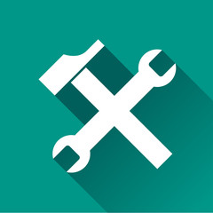 Poster - tools flat design icon