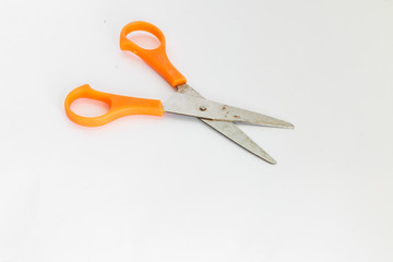 scissor on white background