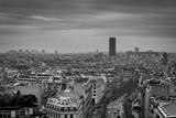 Fototapeta Boho - Paris from the top of the 'Arc de Triomphe' B7W