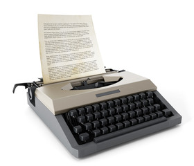 Vintage typewriter