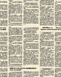 Old newspaper seamless pattern. Vector background of vintage new