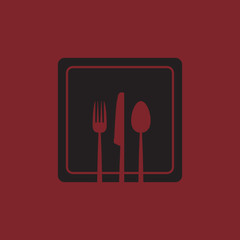 Sticker - abstract food menu background