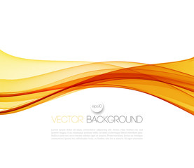 Smooth wave stream line abstract header layout. Vector