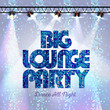 Disco background big lounge party