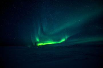 Wall Mural - Aurora borealis, northern lights