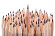 One sharpened pencil among many ones