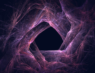 Wall Mural - Wormhole - Abstract Futuristic Background