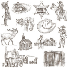 Indians And Wild West - An Hand Drawn Pack.