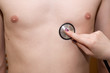 © ctpaep - stethoscope listens chest