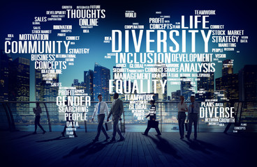 Wall Mural - Diversity Ethnicity World Global Community Concept