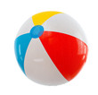 multicolored beach ball. Isolation.series of images