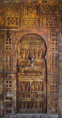 Canvas Print - Ancient doors, Morocco