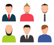 © MrP - Vector modern people profile silhouettes set