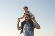 © Louis-Paul Photo - Father with is son at the sunset
