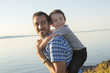 © Louis-Paul Photo - Father with is son at the sunset