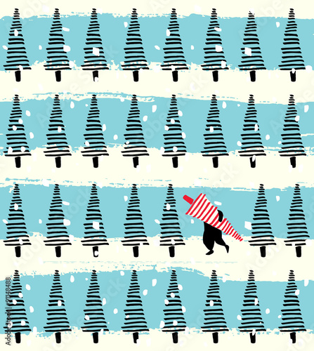 Christmas pattern fabric - print your own Christmas fabric! - CottonBee blog