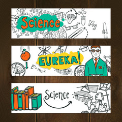 Sticker - Science Banner Set