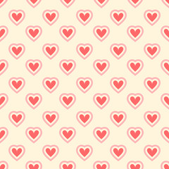 Romantic  seamless pattern