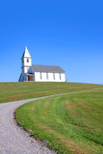 Small Church In The Scenic Landscape