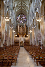 Lancing Chapel, Lancing College, West Sussex, England. The Chapel Is The Largest College Chapel In The World