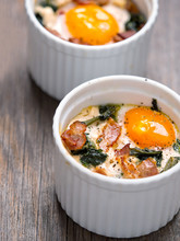 Rustic Baked Potted Egg