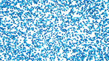 3d Blue Cubes Pixels Background