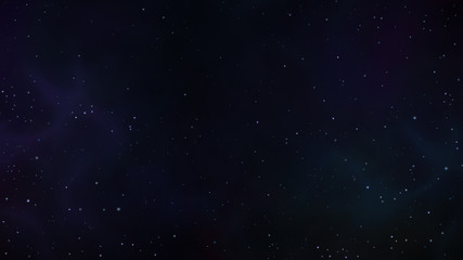 starry night sky. digital background raster illustration.