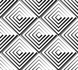 Leinwandbilder - Square pattern series. Seamlessly repeatable vector illustration