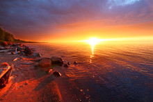 Michigan Vacation Beach Sunset