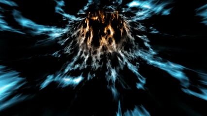 Wall Mural - Vortex 004: A vortex tunnel of streaming plasma (Loop).