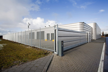 Secure metal industrial building