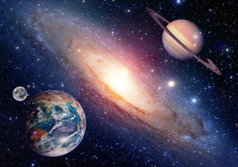 astrology astronomy earth moon space saturn planet solar system creation. elements of this image fur