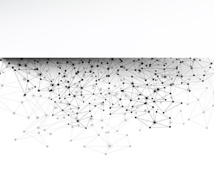 Wall Mural - Communication social background.