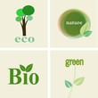Eco, Bio, Green, Natire Set