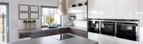 New technology kitchen equipment Tableau sur Toile