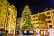 © Leonid Andronov - Christmas tree in the city centre of Innsbruck - Austria