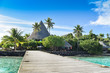 Ingresso albergo isola privata Bora Bora