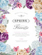wonderful floral poster design