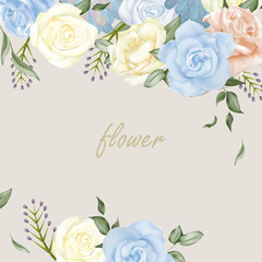 elegant flower background design