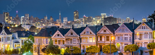 Obrazy San Francisco  blue-hour-w-alamo