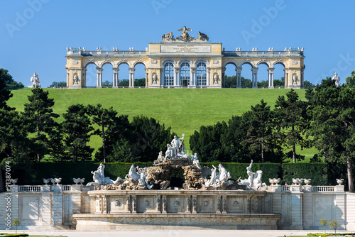 Plakat Schloss Schönbrunn (Gloriette) Wien