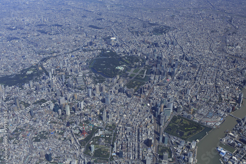 東京 空撮広域 Stock Photo Adobe Stock