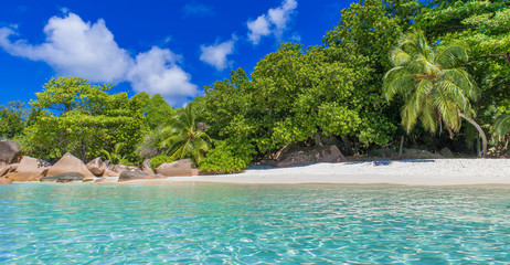  Anse Lazio - Paradise beach in Seychelles, island Praslin