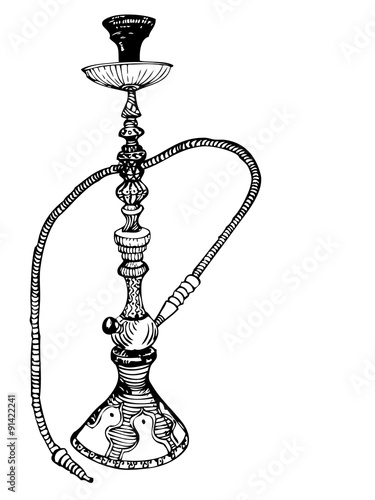 Shisha With Pipe Isolated On Grey Background Sketch Hookah Hand Drawn Vector Illustration Stock Vector Adobe Stock Shisha With Pipe Isolated On Grey Background Sketch Hookah Hand Drawn Vector Illustration Stock Vector Adobe Stock