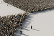 © Photobank - organized a group of people